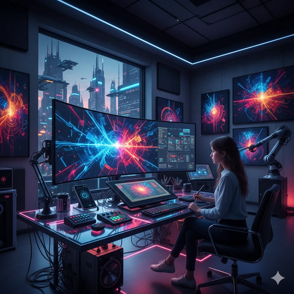 Modern digital art creation