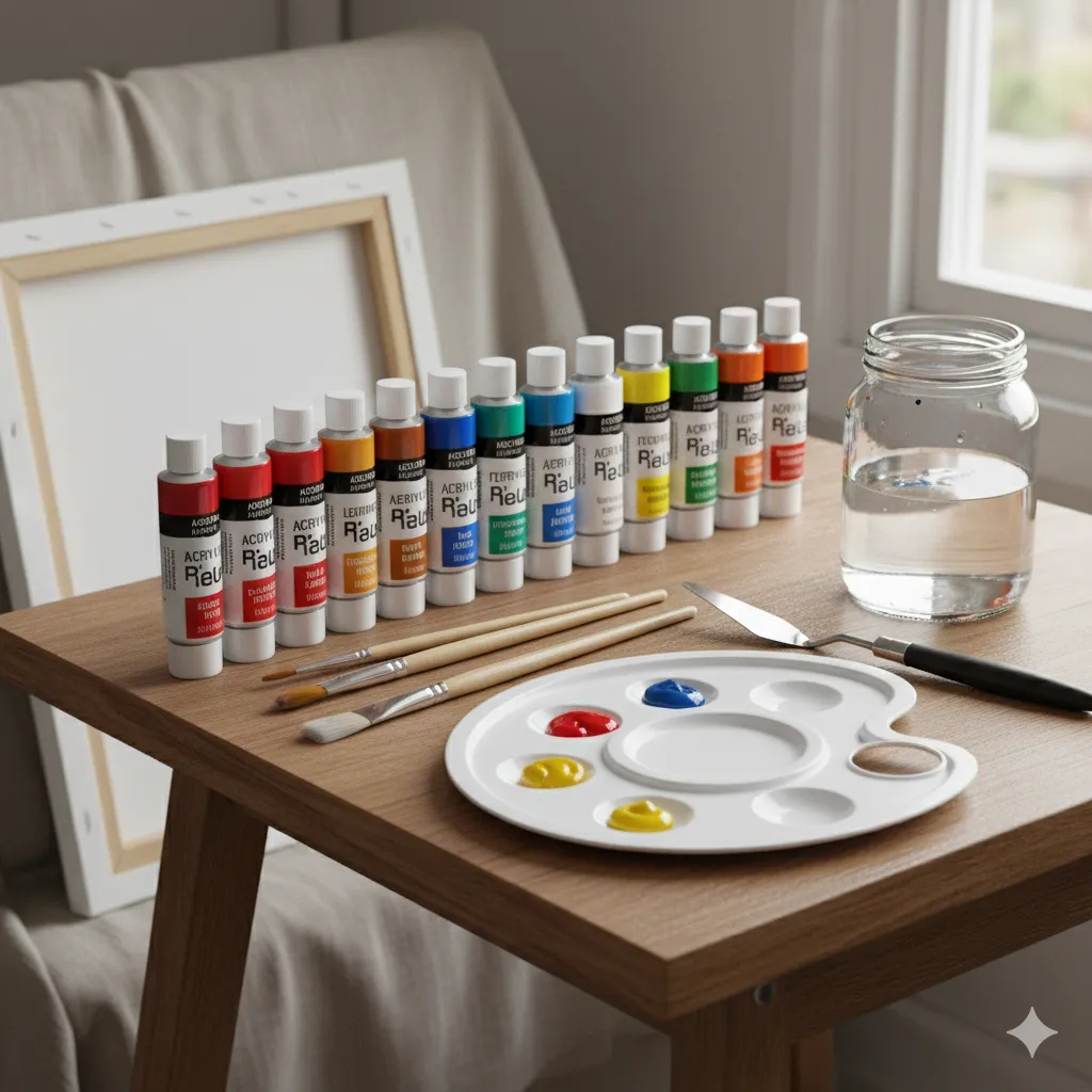 Acrylic paint set